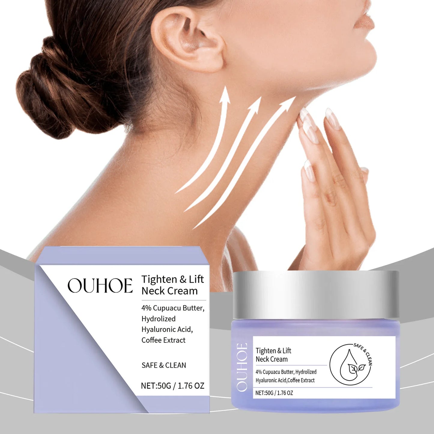 Neck Firming and Tightening Cream - Anti-Aging, Moisturizing, and Smoothing Treatment