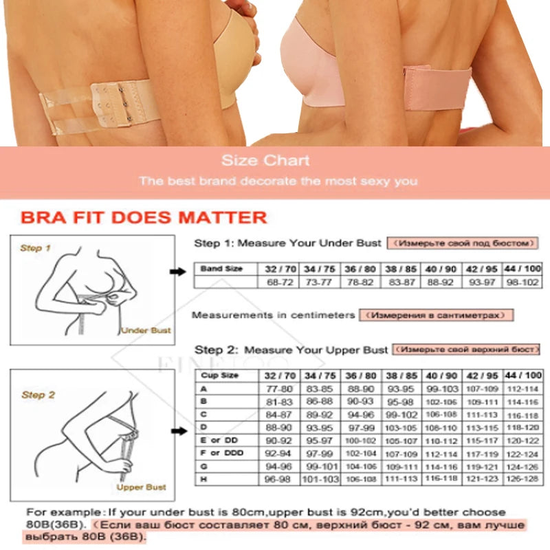Women Sexy Bras Tube Top Seamless 1/2 Cup Brassiere Female Strapless Underwear Push Up Wireless Intimates Invisible Lingerie
