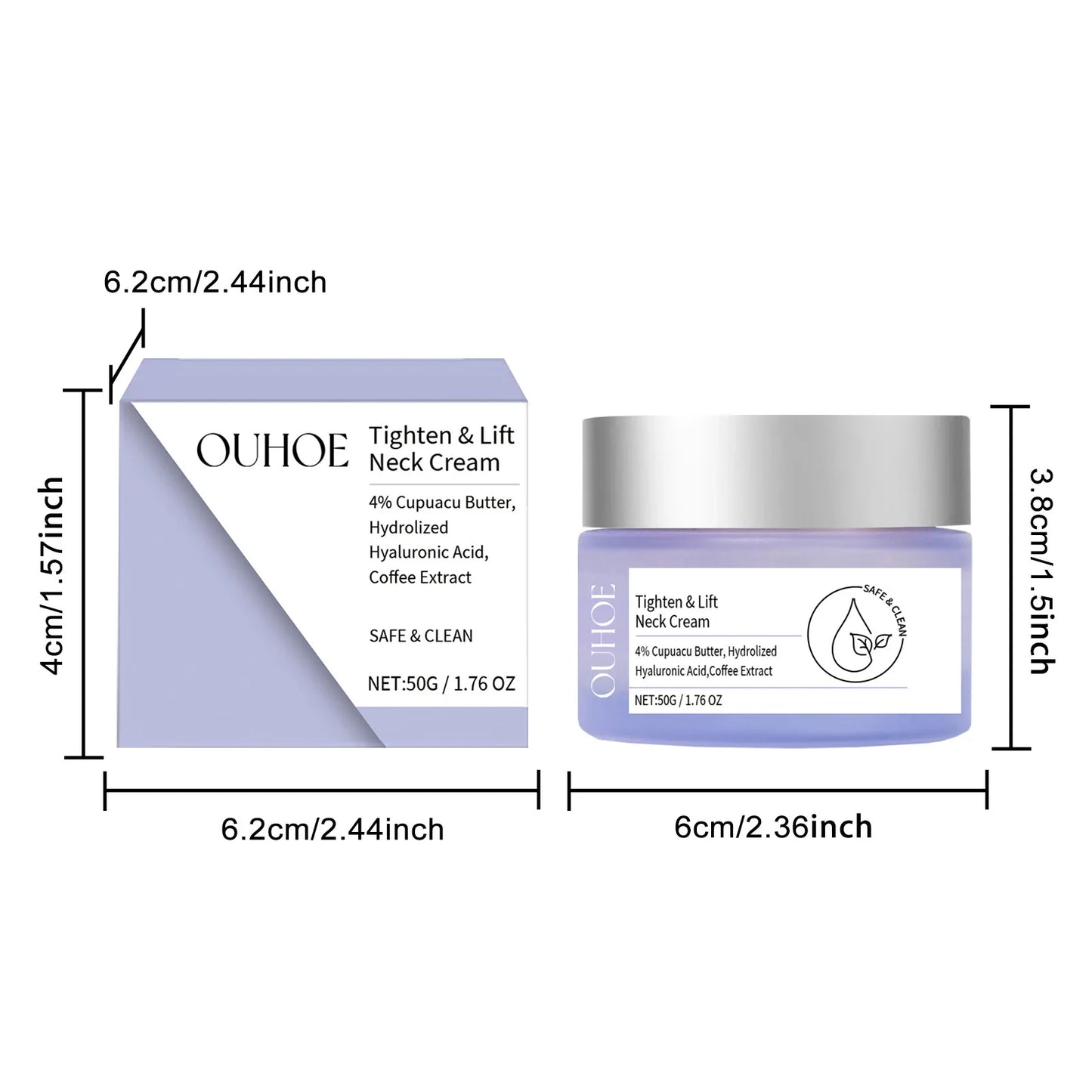 Neck Firming and Tightening Cream - Anti-Aging, Moisturizing, and Smoothing Treatment