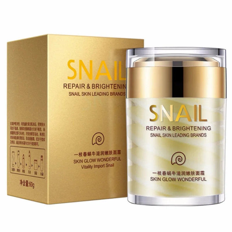 Snail Collagen Face Cream Anti Aging Whitening Moisture Facial Firming Serum Anti Wrinkles Eye Bags Korean Skin Care Product 60g